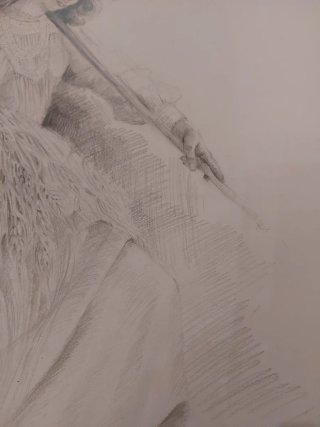 Maria Carmen Muset dibujos grafito