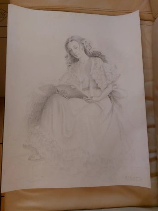 Maria Carmen Muset dibujos grafito
