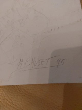 Maria Carmen Muset dibujos grafito