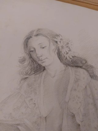Maria Carmen Muset dibujos grafito