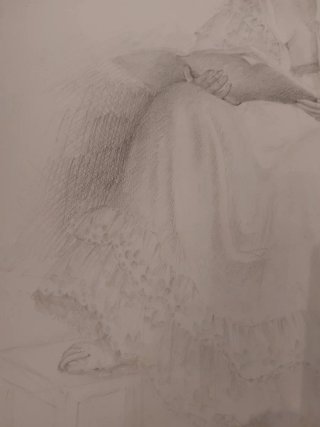 Maria Carmen Muset dibujos grafito