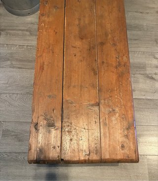 Arcón de madera rústica