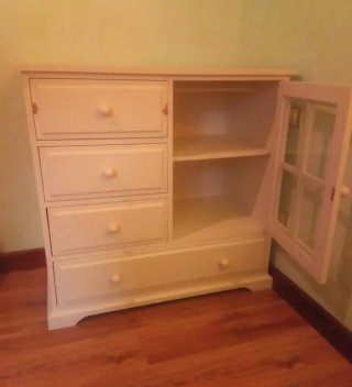 Cuna 70x140 + Cómoda (Amelia Arán)