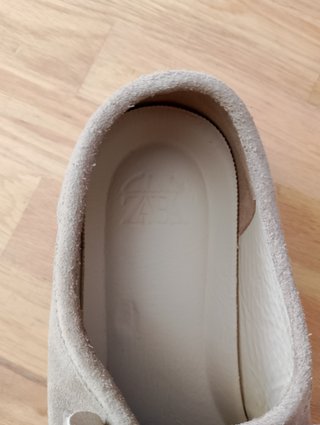 Mocasines Clarks x Zara Beige