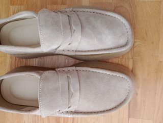 Mocasines Clarks x Zara Beige