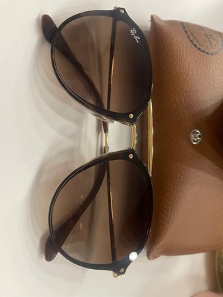 Gafas de Sol Ray-Ban Marrones y Doradas