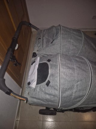 Carro Gemelar Valco Baby Snap Duo+ Capazo