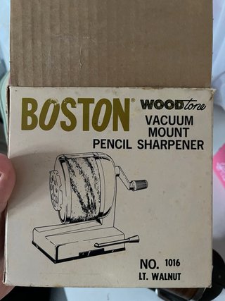 Sacapuntas Boston Antiguo, con caja original.