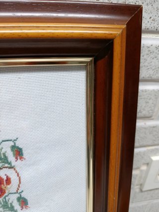 Cuadro Punto de Cruz Bordado a Mano