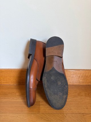 Zapatos Mango Blucher Piel Hombre Marrones