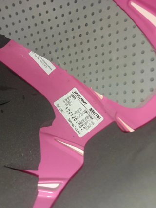 Casco de hockey rosa Bauer Juniors