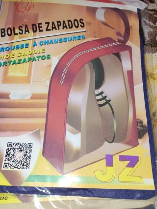 Bolsas para zapatos (beige y marrón)