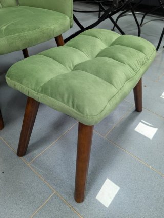 Sillón Butaca Terciopelo Verde