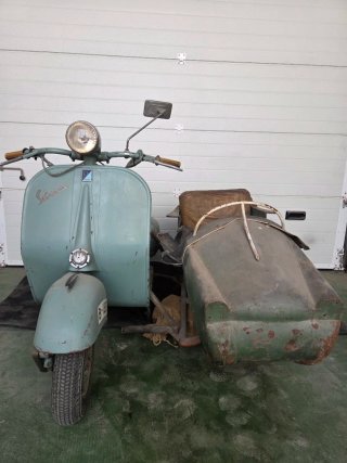 Sidecar vespa, lambretta