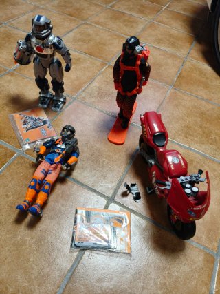 Lote Action Man: Figuras y Moto