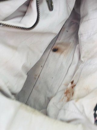 Bolso Uterqüe Piel Marrón y Multicolor