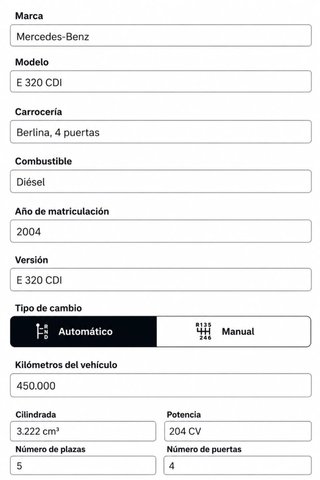 Mercedes-Benz Clase E 2004