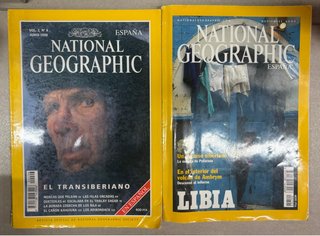 Revistas National Geographic (1996 y 2000)