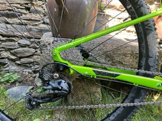 Bicicleta Montaña Cannondale Verde Talla XS