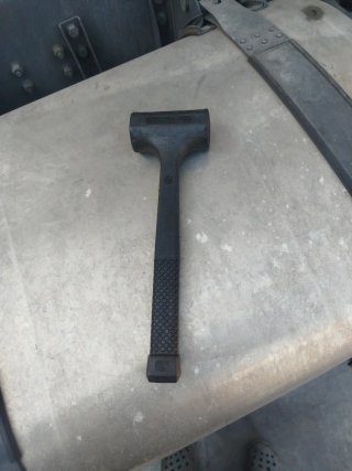 Martillo de goma para cisternas