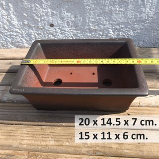 Lote 2 Macetas Bonsái Terracota