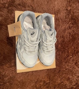 Zapatos Asics Nuevos Gris/Plata