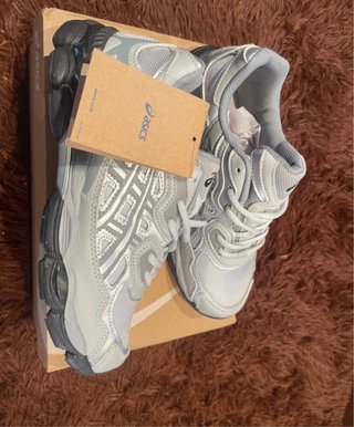 Zapatos Asics Nuevos Gris/Plata
