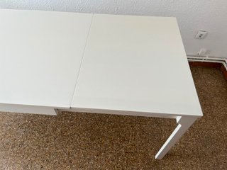 Mesa comedor extensible IKEA EKEDALEN blanca