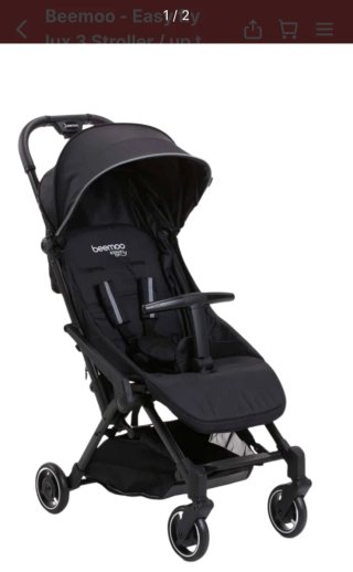 Carrito Beemoo Easy Fly gris