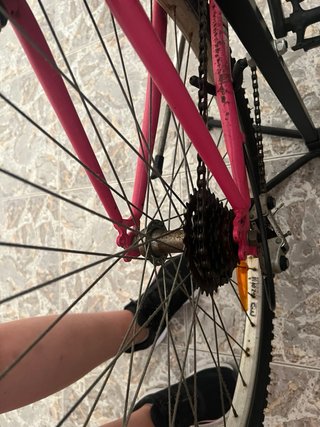 Bicicleta rosa MTB AGECE FAT 26”
