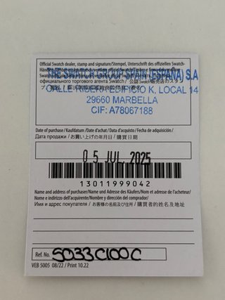 Swatch Omega Mission Jupiter Ed. Limitada