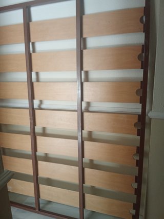 Somier 135cm Metal y Madera