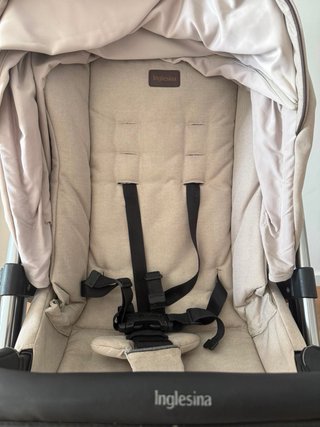 Inglesina Aptica beige. Capazo+silla, muy cuidado