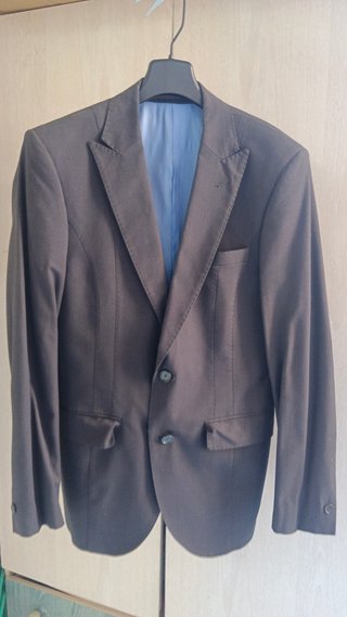 Saco de vestir gris estilo Old Money