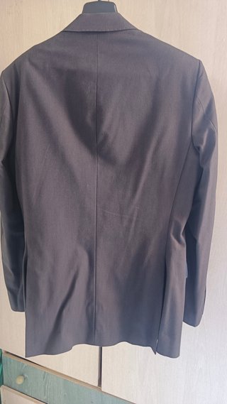 Saco de vestir gris estilo Old Money