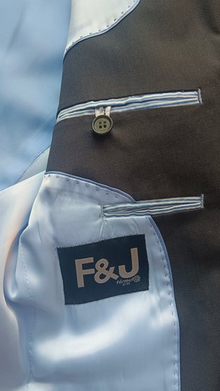 Saco de vestir gris estilo Old Money