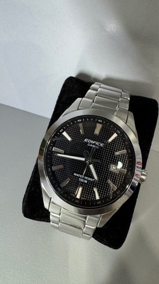 Reloj Casio Edifice Esfera Negra Texturizada