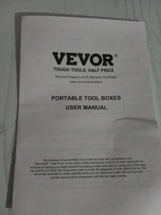 Caja de herramientas VEVOR portátil