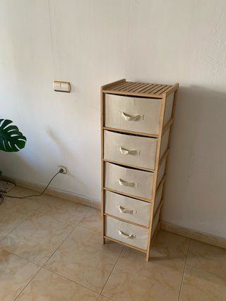 Cajonera de tela Sklum 5 cajones