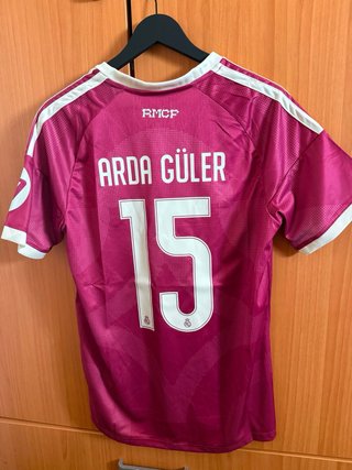 Camiseta Arda Guler 15 Adidas Rosa
