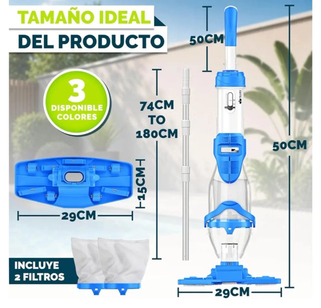 Aspirador Piscina Tillvex Inalámbrico