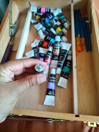 Set Pintura Acrílica Madera