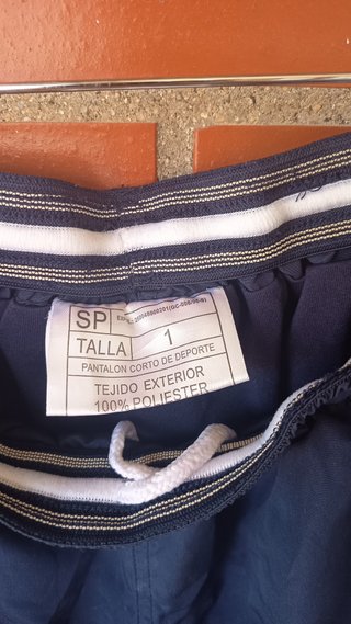 Pantalón corto deportivo ET Fecsa azul