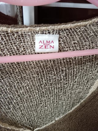 Chaqueta calada mujer manga larga
