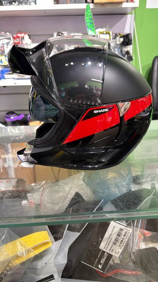 Casco Shark Jet Modular Negro Talla M