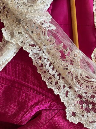 Corpiño Fallera Rosa y Beige