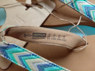 Chanclas de mujer - 550 Raffi marrón camel