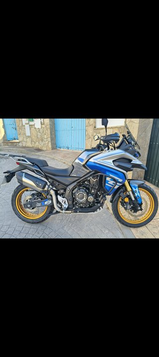 Voge 525 DSX Adventure Moto Azul/Gris