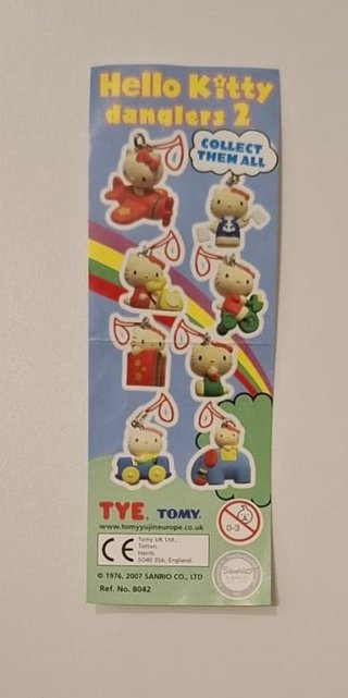 Hello Kitty-Danglers 2. N.8 Figure Collection Tomy