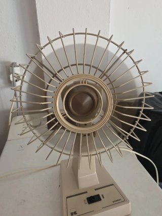 VIDAL'S Ventilador de mesa Kendal Beige